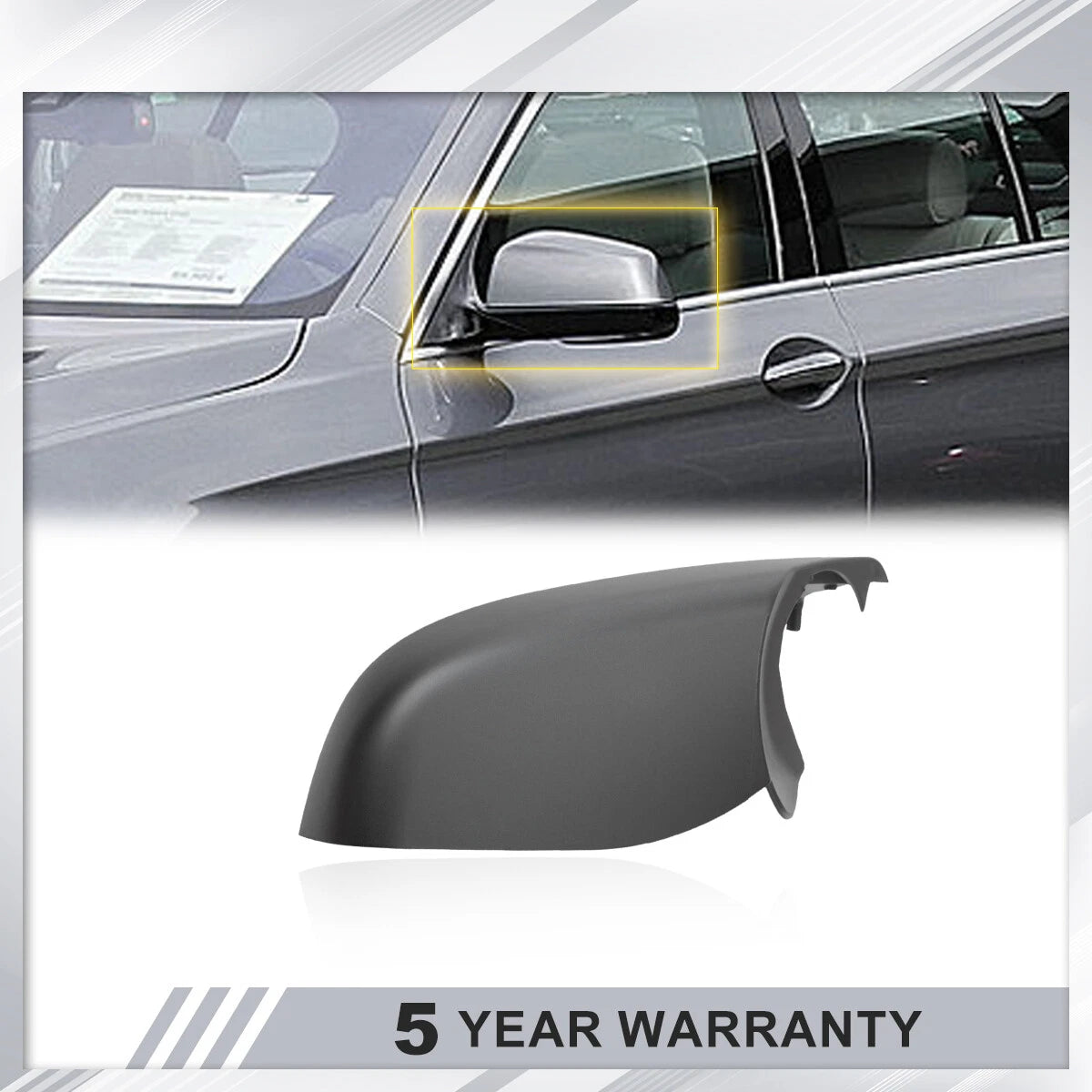 Right Passenger Side Mirror Cover for BMW 5 6 7 M Series 
