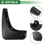 Mud Flaps Splash Guards for Ford Escape (2010–2013) w/ Mount Accessories