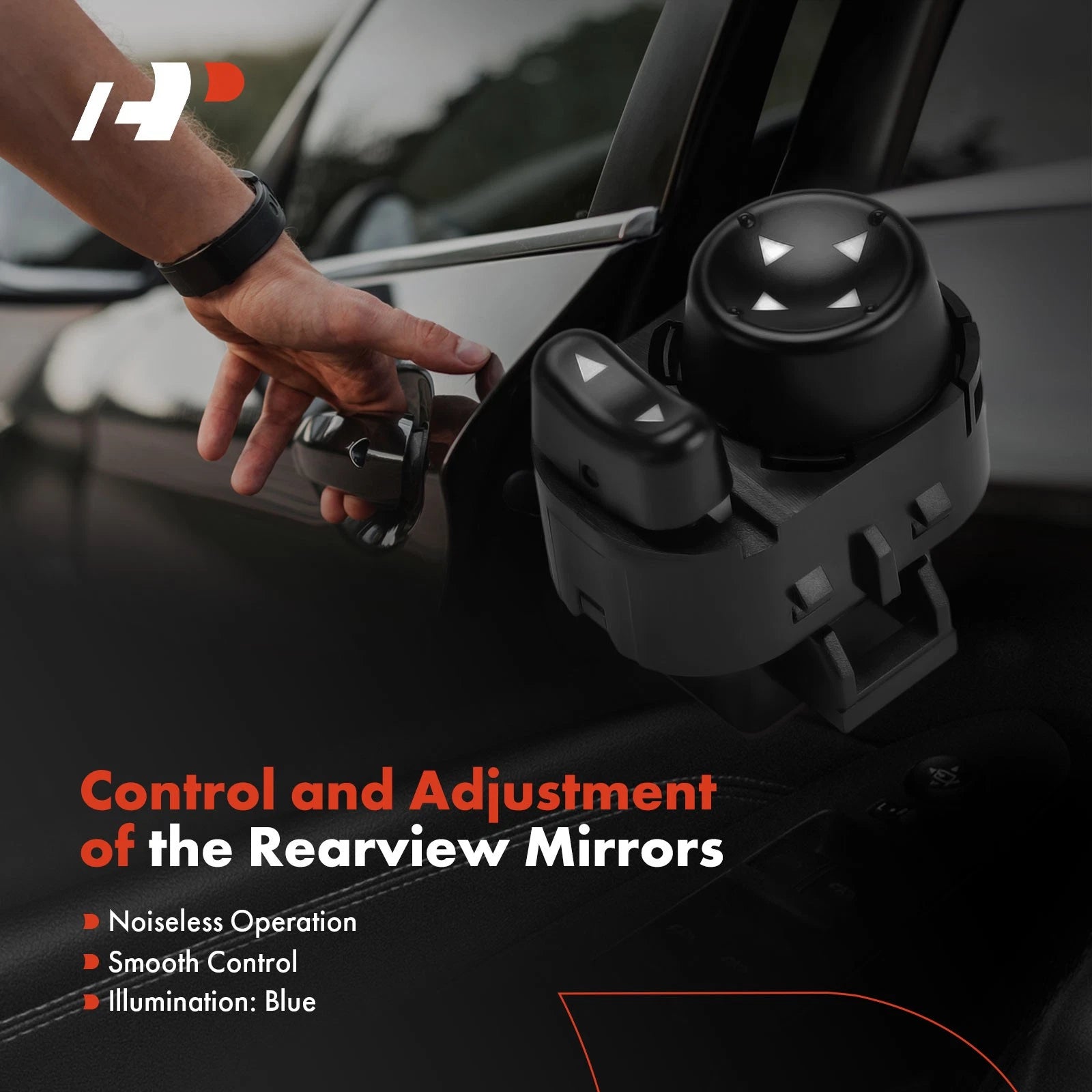 Power Door Mirror Switch for Buick Terraza, Chevrolet, Pontiac (2005–2008)