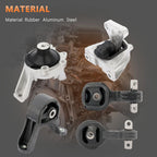 5PCS Engine Motor Mount Kit for Honda CR-V (2007–2011) 2.4L 4WD