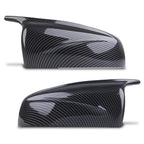 Set of 2 Side Mirror Cover Caps for BMW X5 X6 (2007–2013) Black