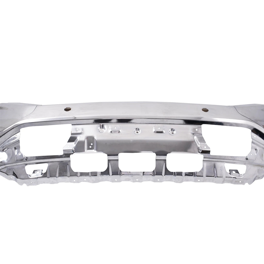Chrome Front Bumper Face Bar with Sensor Holes for GMC Sierra 1500 (2016–2018)