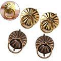 12Pcs 25mm Antique Door Ring Pull Handle for Jewelry Box Dresser Cabinet