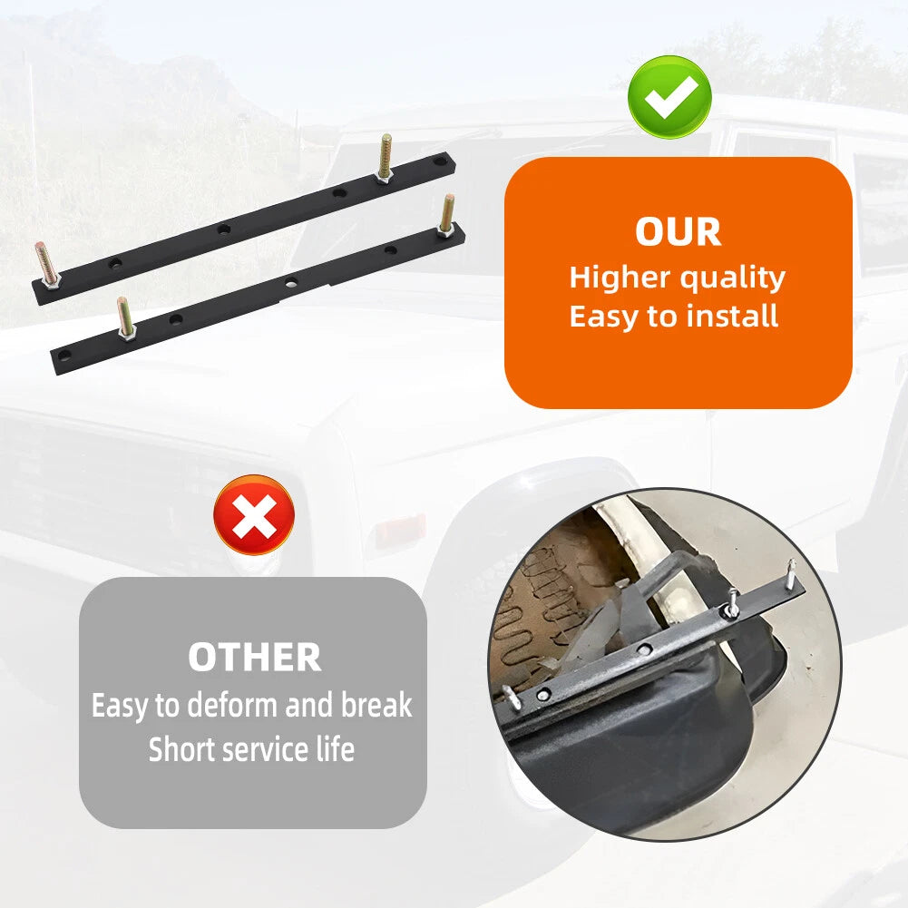 Seat Track Extenders for Mustang Cougar Bronco F100-F350 Ranger (1964–1970)