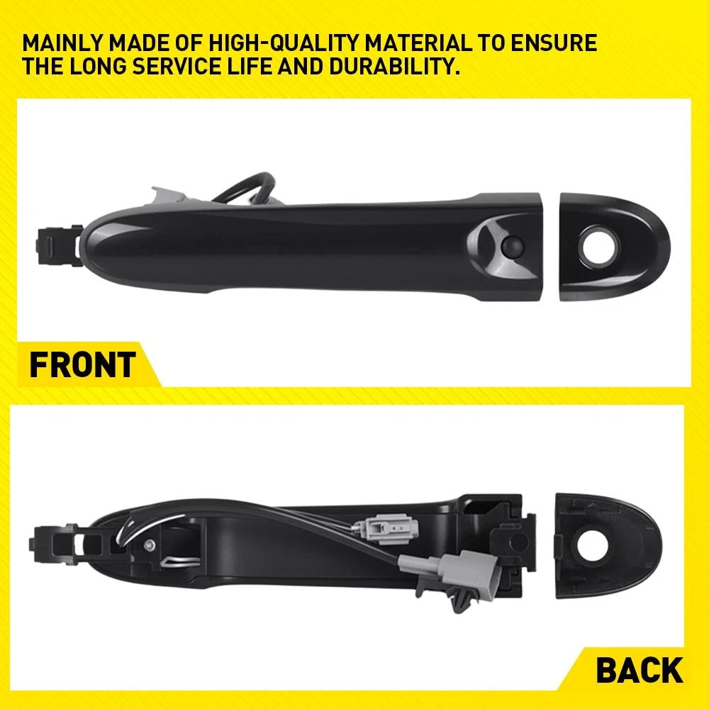 Front Driver Side Door Handle for Nissan Juke (2010–2019) Black