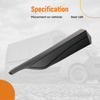 Door Lower Molding Trim for Nissan Rogue (2021–2023) 82871-6RA0A Rear Left