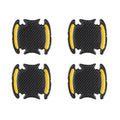 Carbon Fiber Gold Door Handle Reflective Sticker Scratch Cover Protection