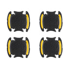 Carbon Fiber Gold Door Handle Reflective Sticker Scratch Cover Protection