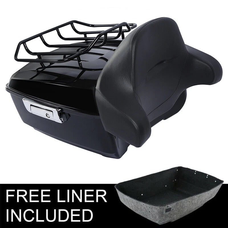 Trunk Backrest Luggage Rack for Harley Touring Road Glide (2014–2026)