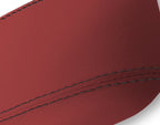Leather Console Lid Armrest Cover for Ford Mustang (1987–1993) Red