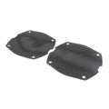 Black Thin Mesh Speaker Grilles for Harley FLH FLHX (1998-2013)