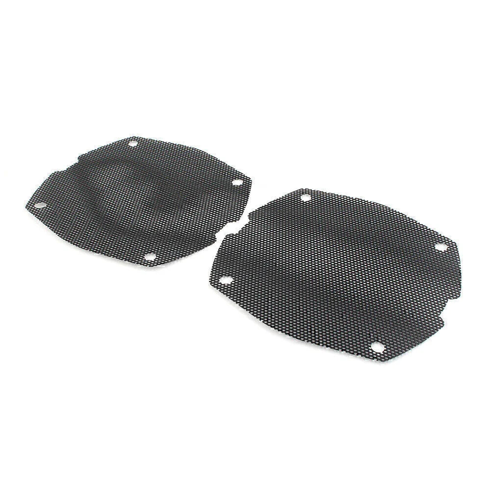 Black Thin Mesh Speaker Grilles for Harley FLH FLHX (1998-2013)