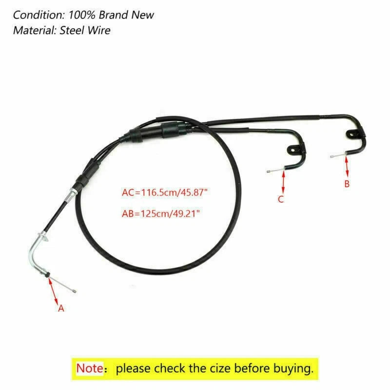 Choke Cable for Arctic Cat 650 V-2 V-Twin ATV (2004–2006) 0487-033