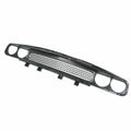 Front Bumper Grille for Dodge Challenger (2008–2014) Black with Chrome Trim