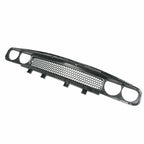 Front Bumper Grille for Dodge Challenger (2008–2014) Black with Chrome Trim
