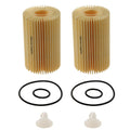 Set of 2 Engine Oil Filters for Toyota Lexus (OEM)