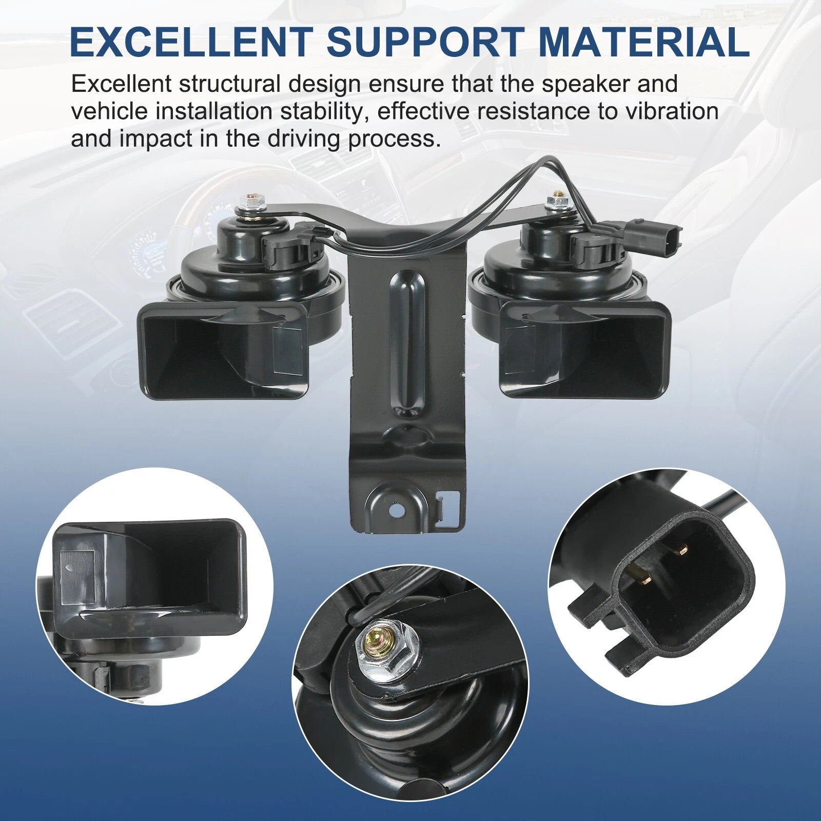 High Low Pitch Horn Assembly for Ford Explorer (2016-2019)