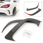 2X Carbon Fiber Rear Bumper Canard/Air Vent Cover Trim for Benz CLA (2013–2019)