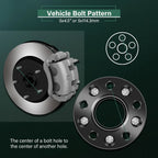 2X 2" Hubcentric Wheel Spacers 5x4.5 1/2"x20 for Jeep Wrangler YJ TJ Liberty KJ (1997–2006)