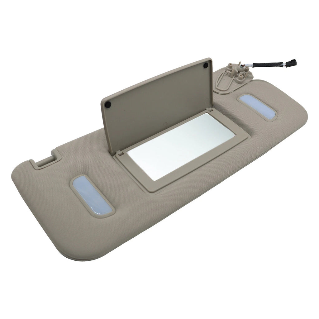 Right Side Sun Visor with Light for Chevrolet GMC Sierra (2007–2014) 22850310