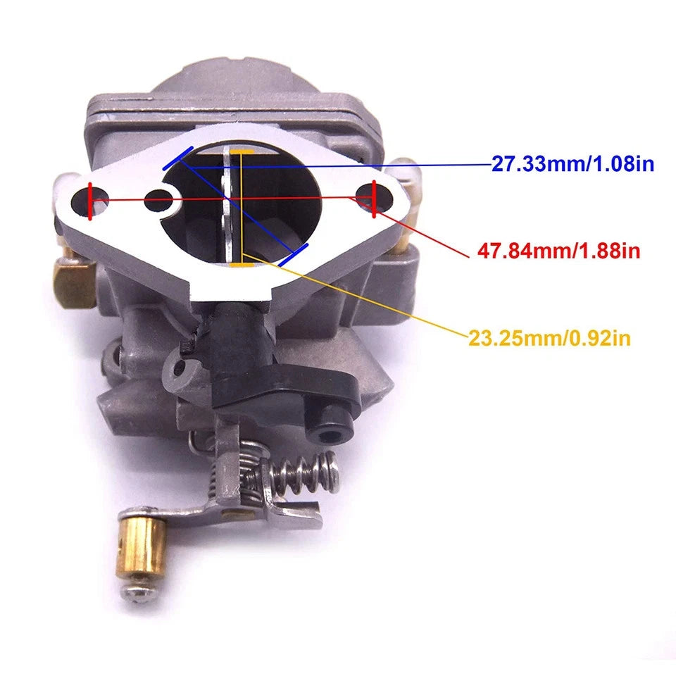Carburetor Assembly for Yamaha 4 Stroke 4HP Outboard (6BV-14301-01, 6BV-14301-00)