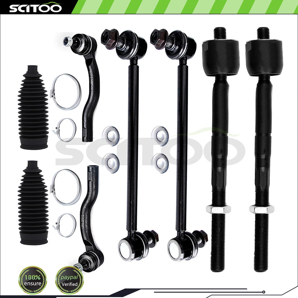 Front Tie Rod End & Sway Bar End Link Suspension Kit for Toyota Sienna (2004–2010)