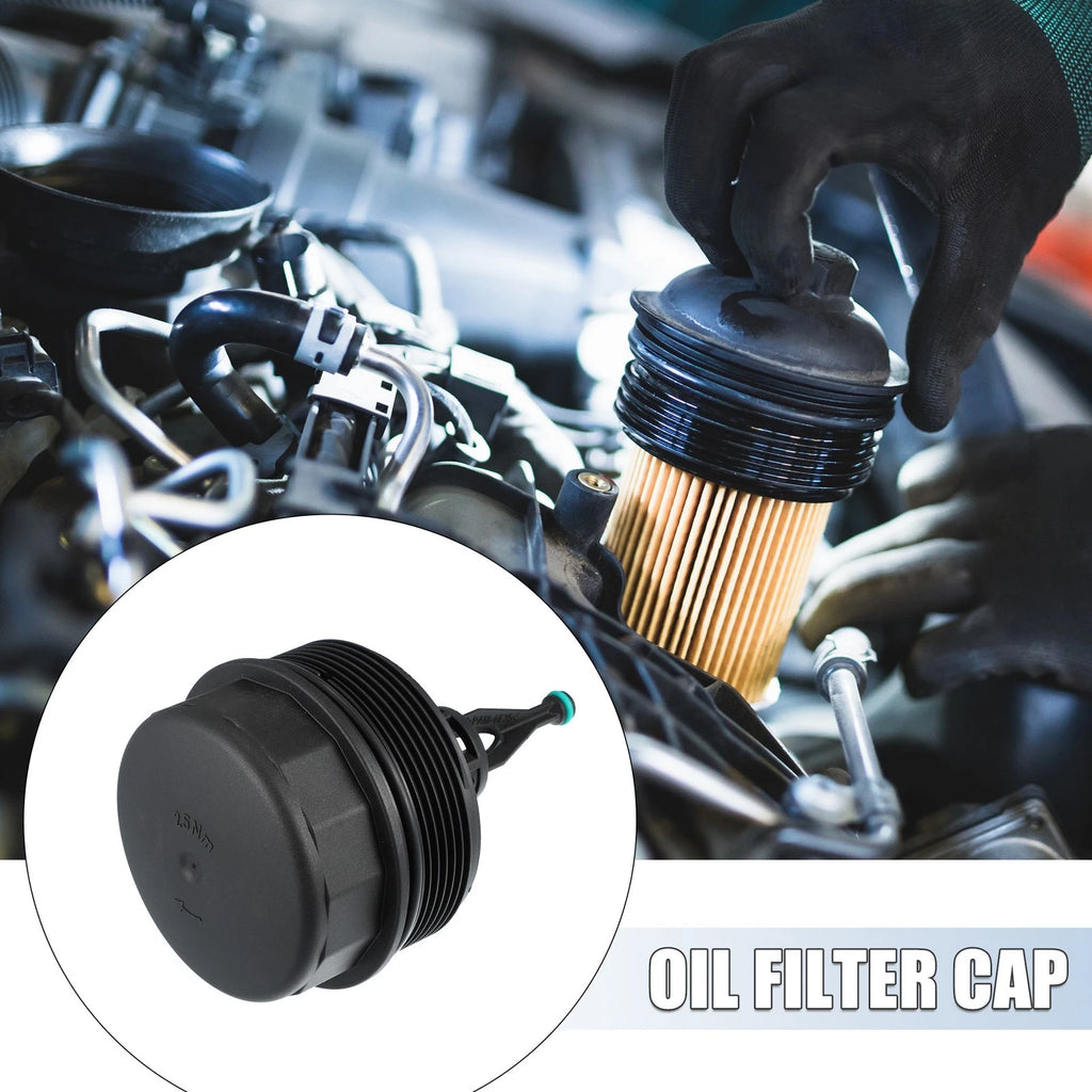 Black Oil Filter Cap Cover A6421800038 for Mercedes-Benz R350 (2007–2012)