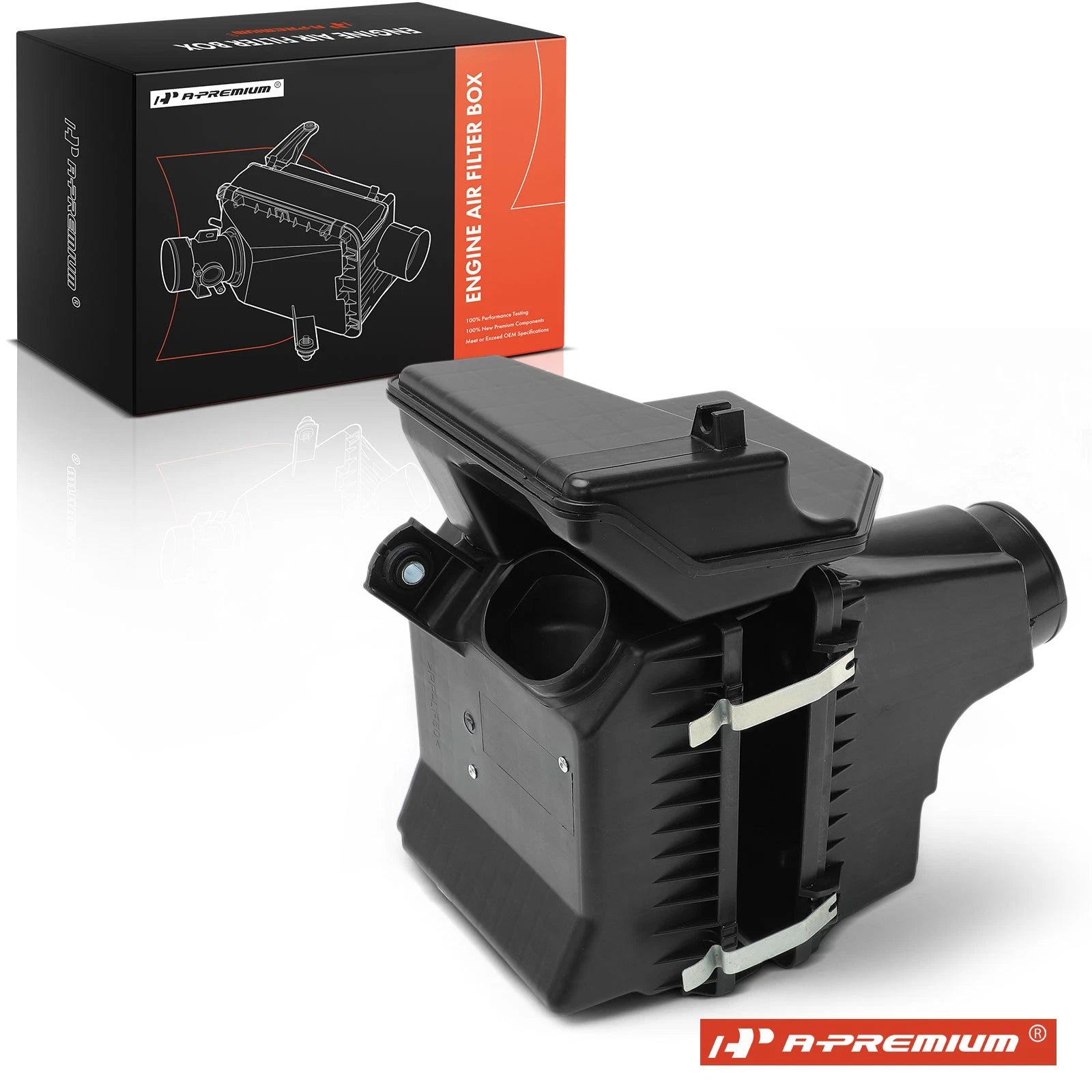 Air Cleaner Filter Box Housing with Clamp for Mitsubishi Lancer (2002–2007)