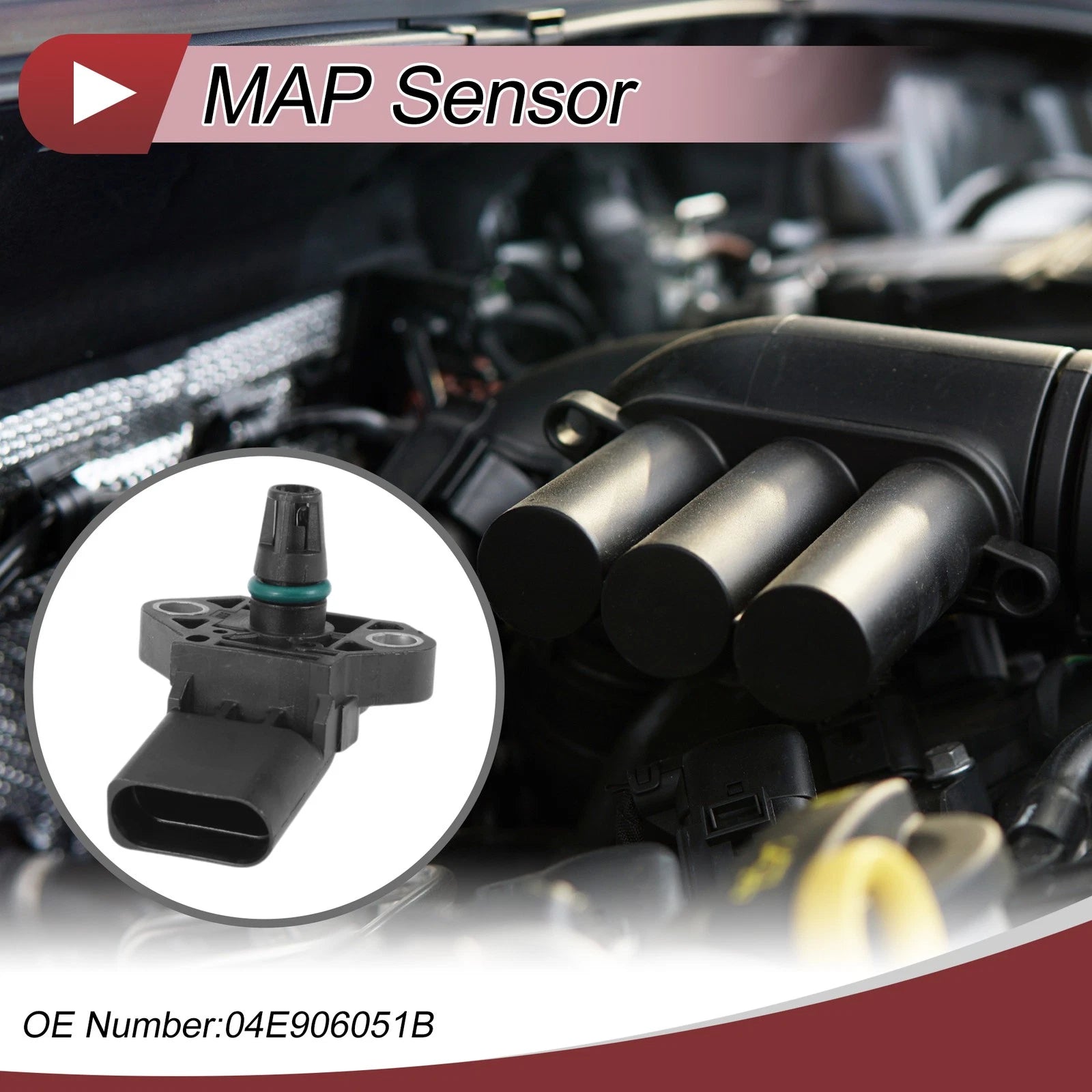 MAP Sensor No.04E906051B for Volkswagen Golf (2013–2023)