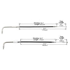 2X Throttle Cables for Harley Sportster XL883 XL1200 (2004–2023)