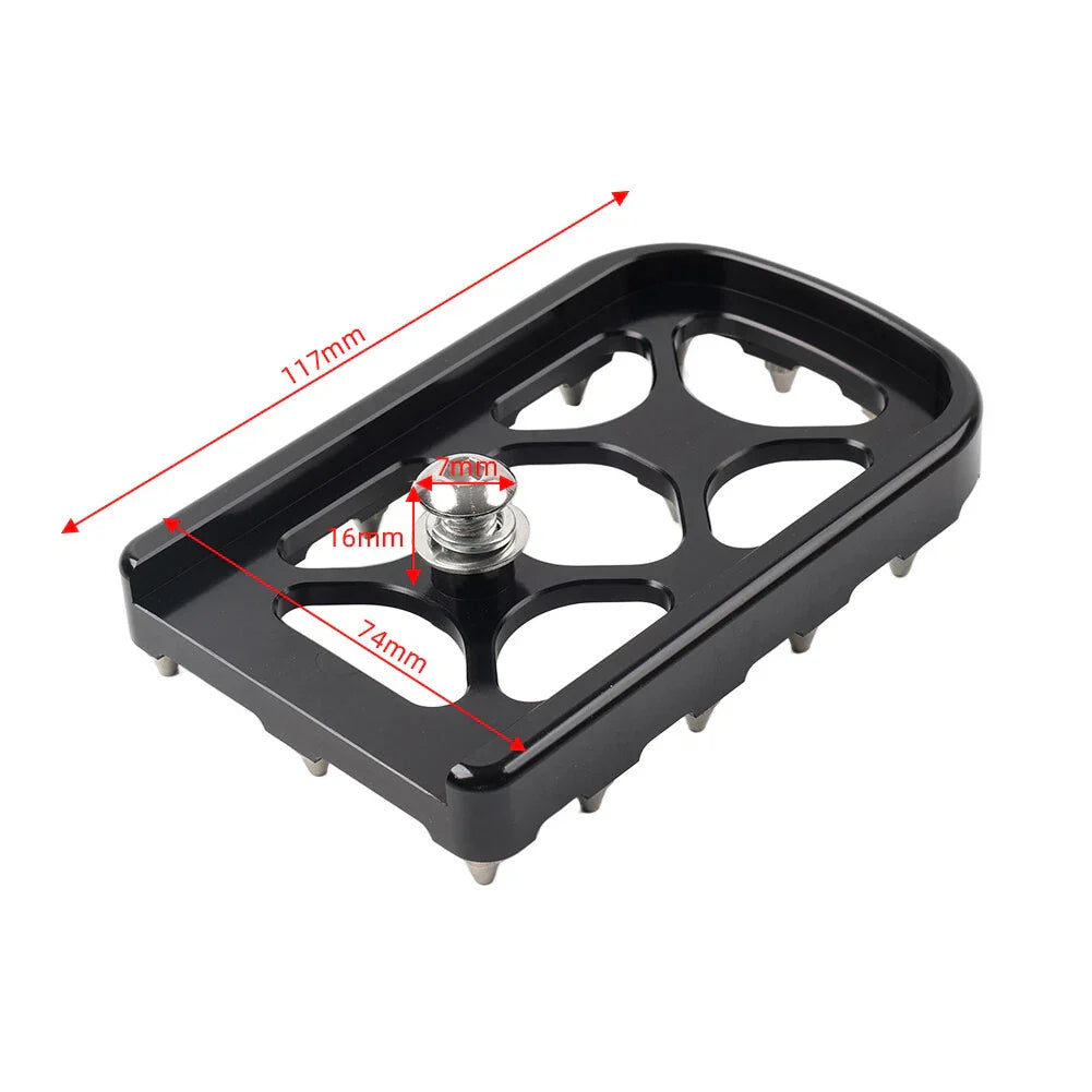 CNC Brake Pedal Pad Cover for Harley Softail Touring Electra Road Glide