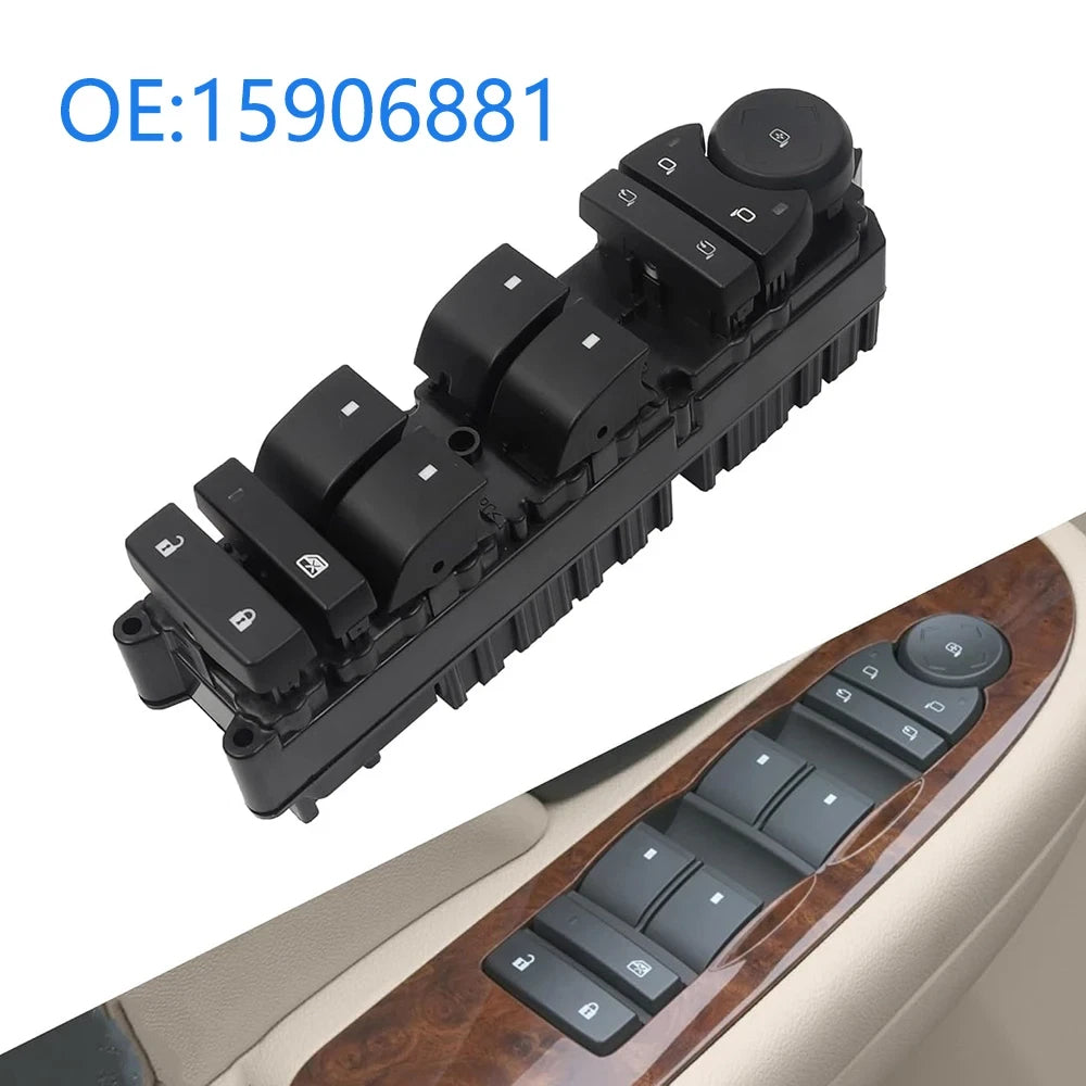 Door Window Switch Panel Control for Chevrolet GMC Cadillac (2007–2014)