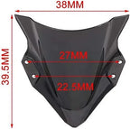 Tinted Black Windshield for Kawasaki Ninja 400 (2018-2019)
