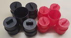 10 Pack Transmission Output Tail Shaft Cap Plug Kit TH350 TH400 C6 T5 4R100 AOD