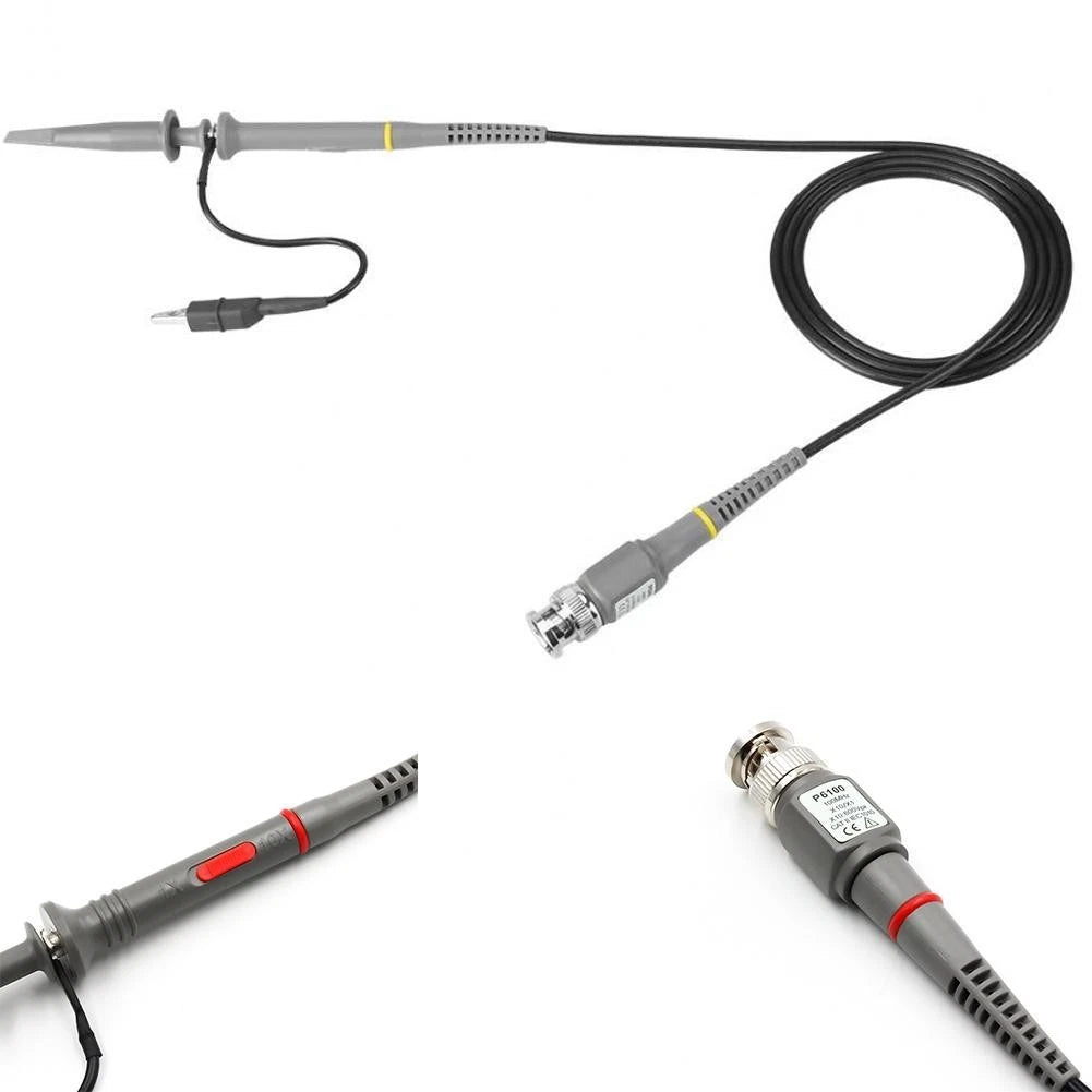 1X Oscilloscope Probe Test Leads Kit for Tektronix (100MHz)