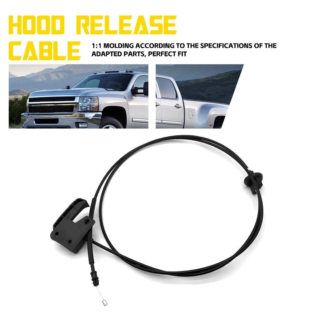 Hood Release Cable Handle for Chevrolet Suburban 3500 HD GMC Yukon (2001–2006)
