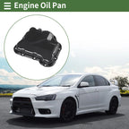1 Pc Engine Oil Pan MD369654 for Mitsubishi Lancer (2002–2007) Iron Black