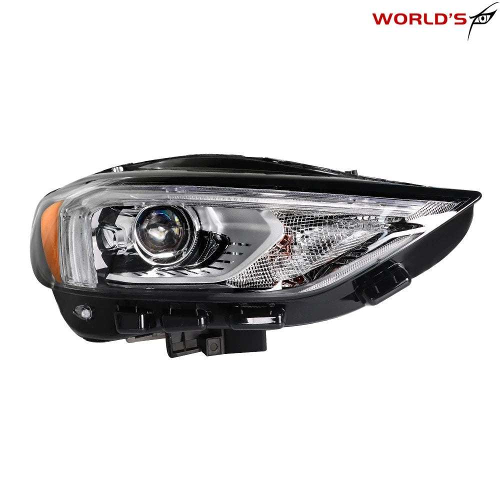 Right Side Headlight for Ford Edge (2019–2021) Full LED Black Housing