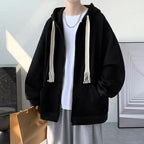 2X Men's Hoodie with Relaxed Fit and Drawstring Detail for Daily Wear
