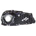Replacement Black Painted Polypropylene Passenger Side Fog Light Bezel
