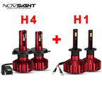 NIGHTEYE NOVSIGHT 9005 H11 Combo LED Headlight Bulbs Conversion Kit for Hi/Low Beam