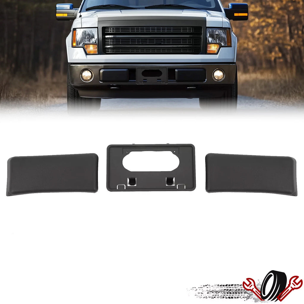 Front Bumper License Plate Bracket for Ford F150 (2009–2014)