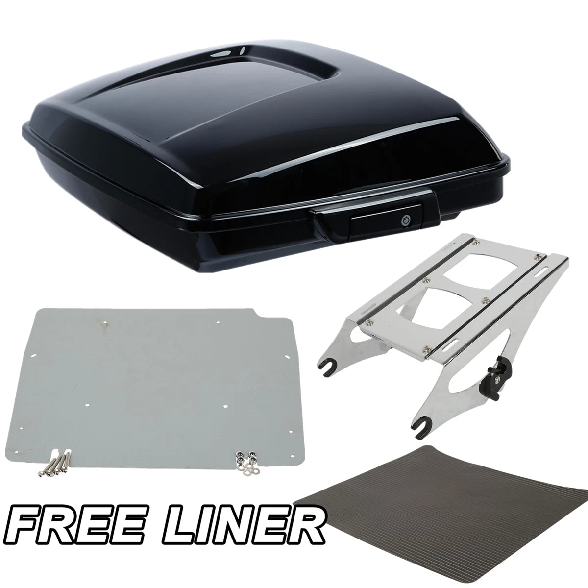 Trunk Mount Rack Plate for Harley Touring Street Glide (2014–2025)