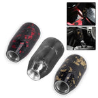 Universal Carbon Fiber Manual Gear Shift Knob Lever Shifter w/Adapter