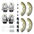 Front Brake Wheel Cylinders & Shoes Kit for Honda Rancher 350 TRX350 (2000–2003)