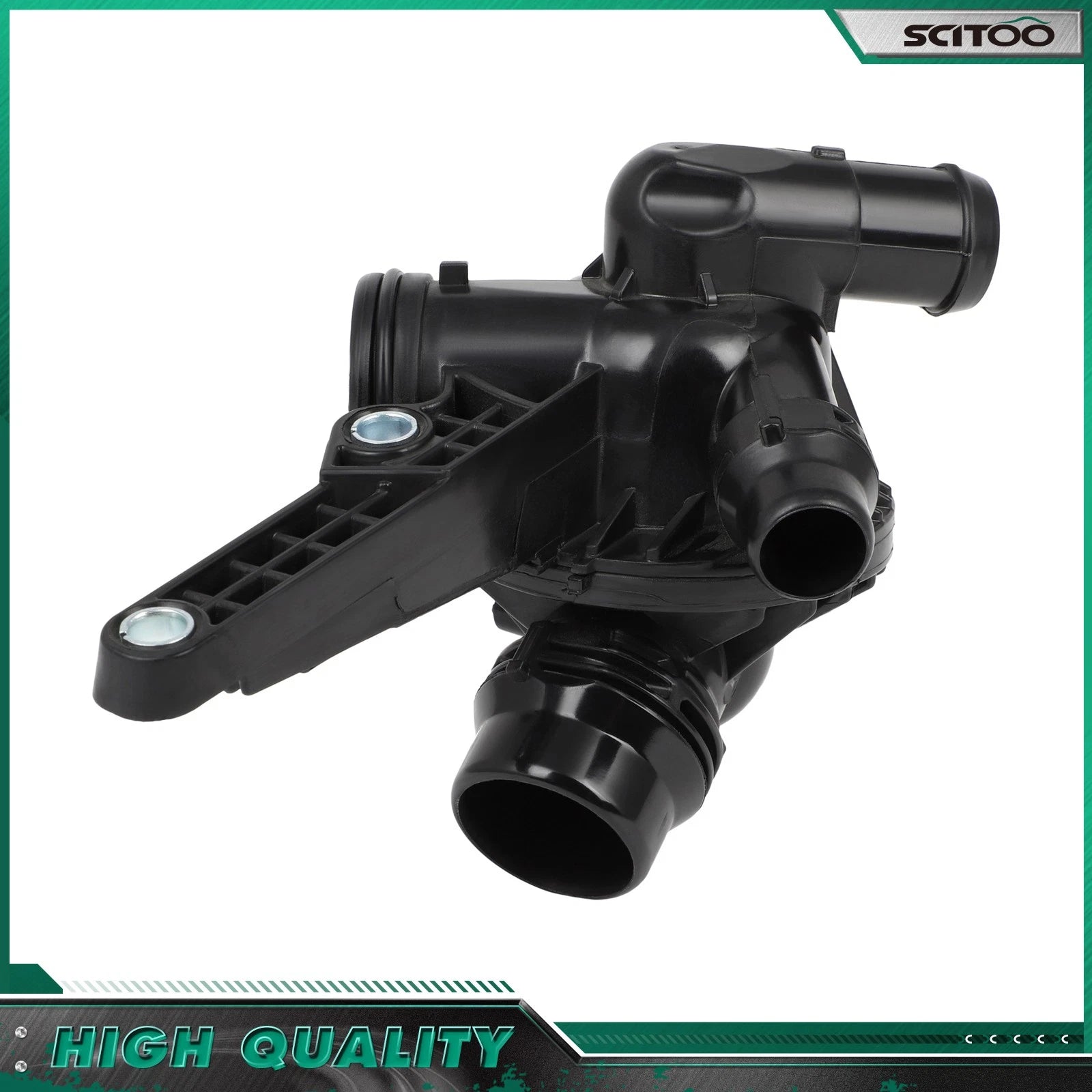 Engine Coolant Thermostat Housing Assembly for BMW 118i 120i 320i