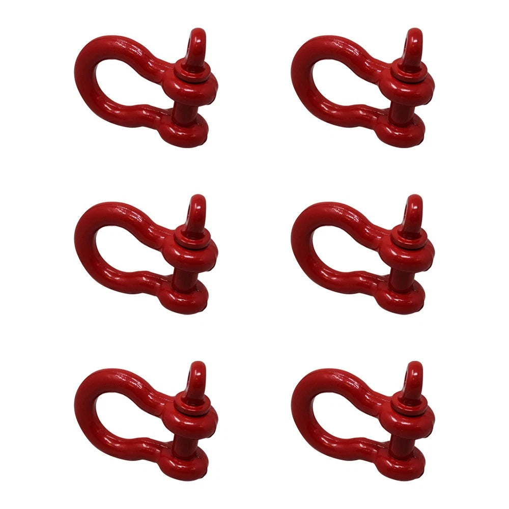 6x Clevis Anchor Bow Shackles for Rigging (3/4")
