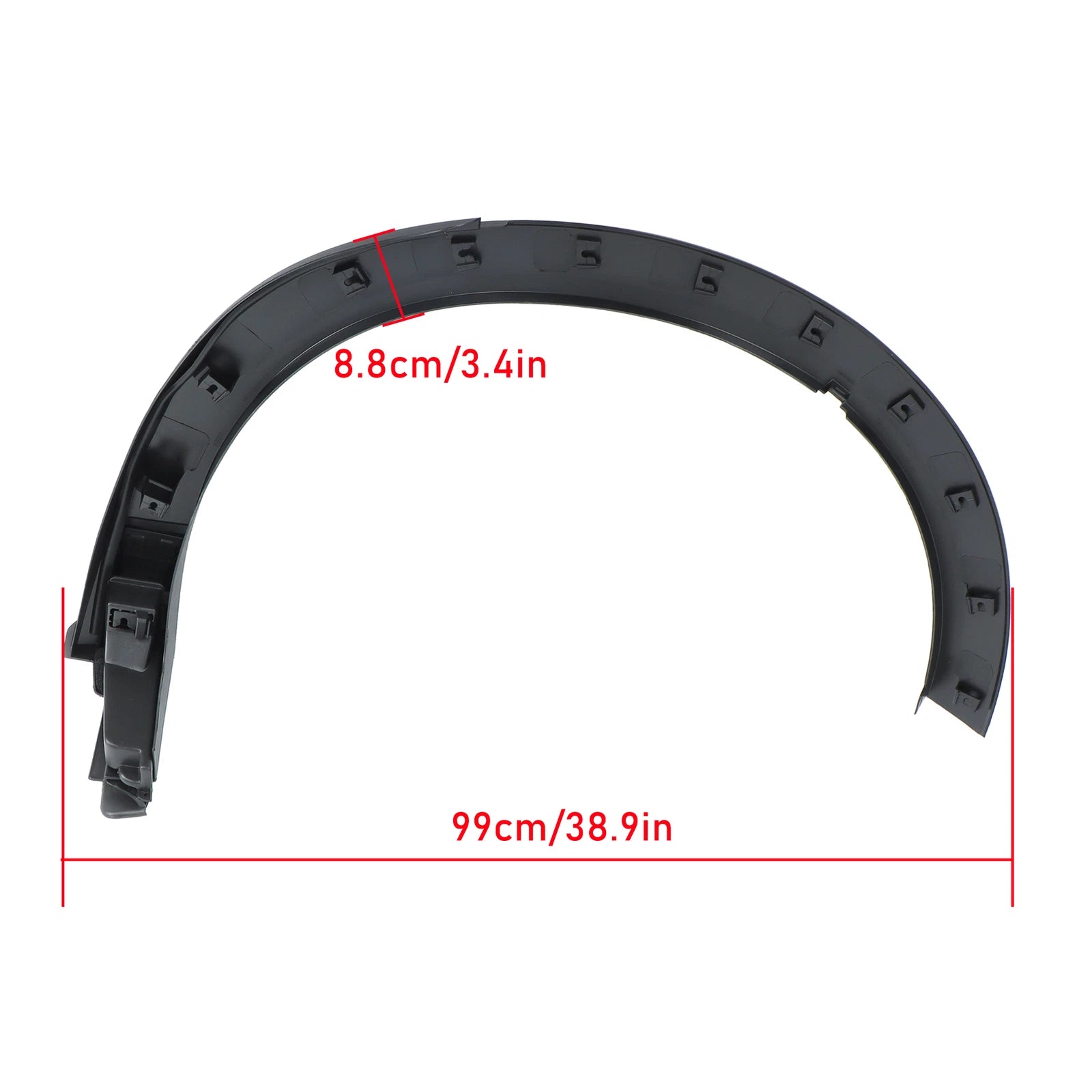 Rear Right Passenger Wheel Opening Molding for Mazda CX-9 (2016â2023)
