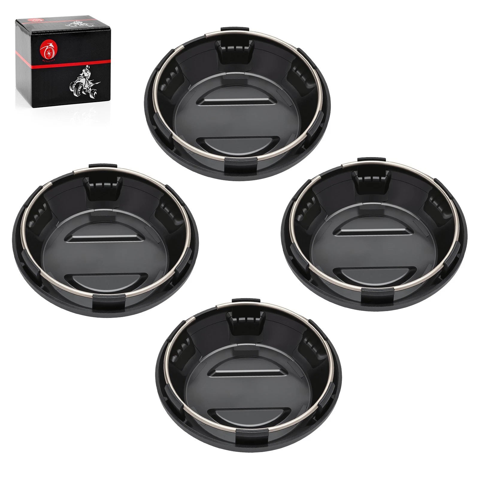 Set of 4 Center Hub Wheel Caps for Polaris RZR PRO XP (2021–2025)