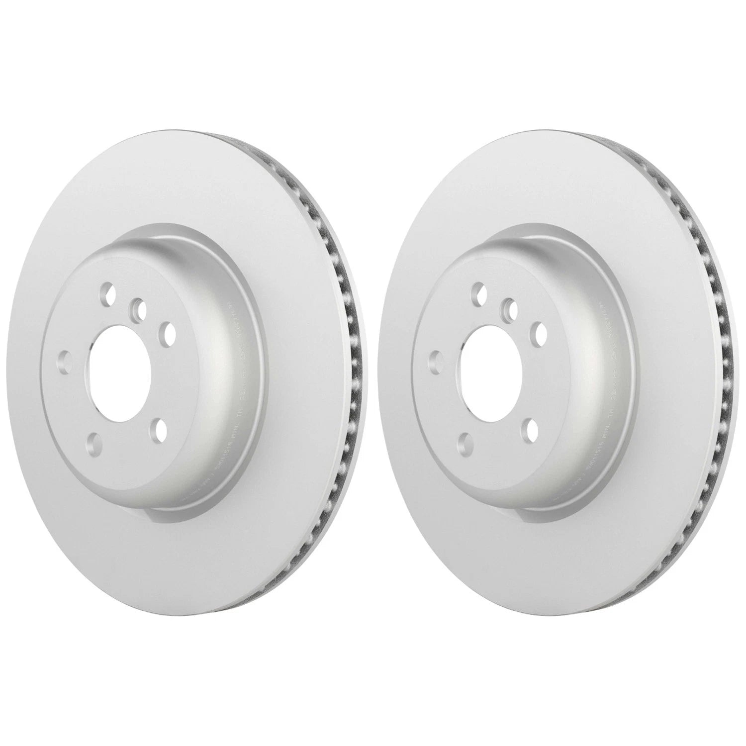 Set of 2 Bosch QuietCast Rear Disc Brake Rotors for G42 230i G20 300e G01 X3